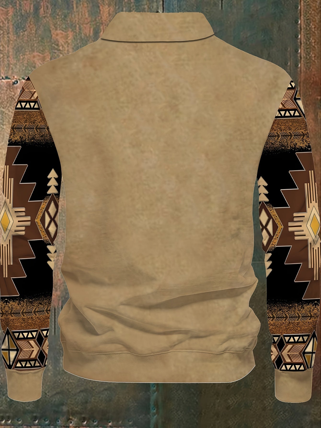 Men's Plus Size Fashion Shirt - Long Sleeve