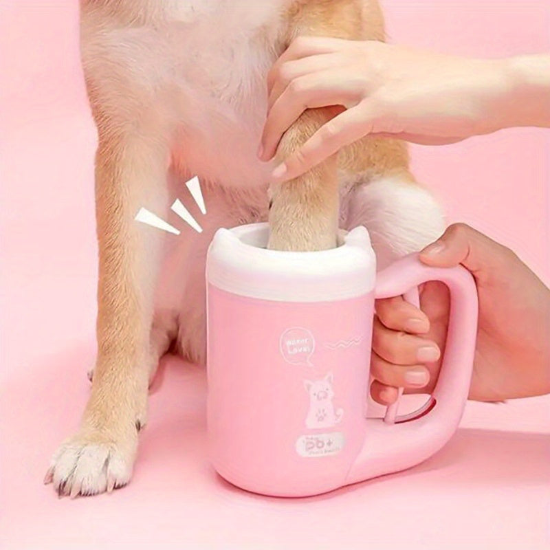 GroomMate Paw Cleaning Cup for Dogs & Cats - Gentle, Convenient Pet Care Solution.