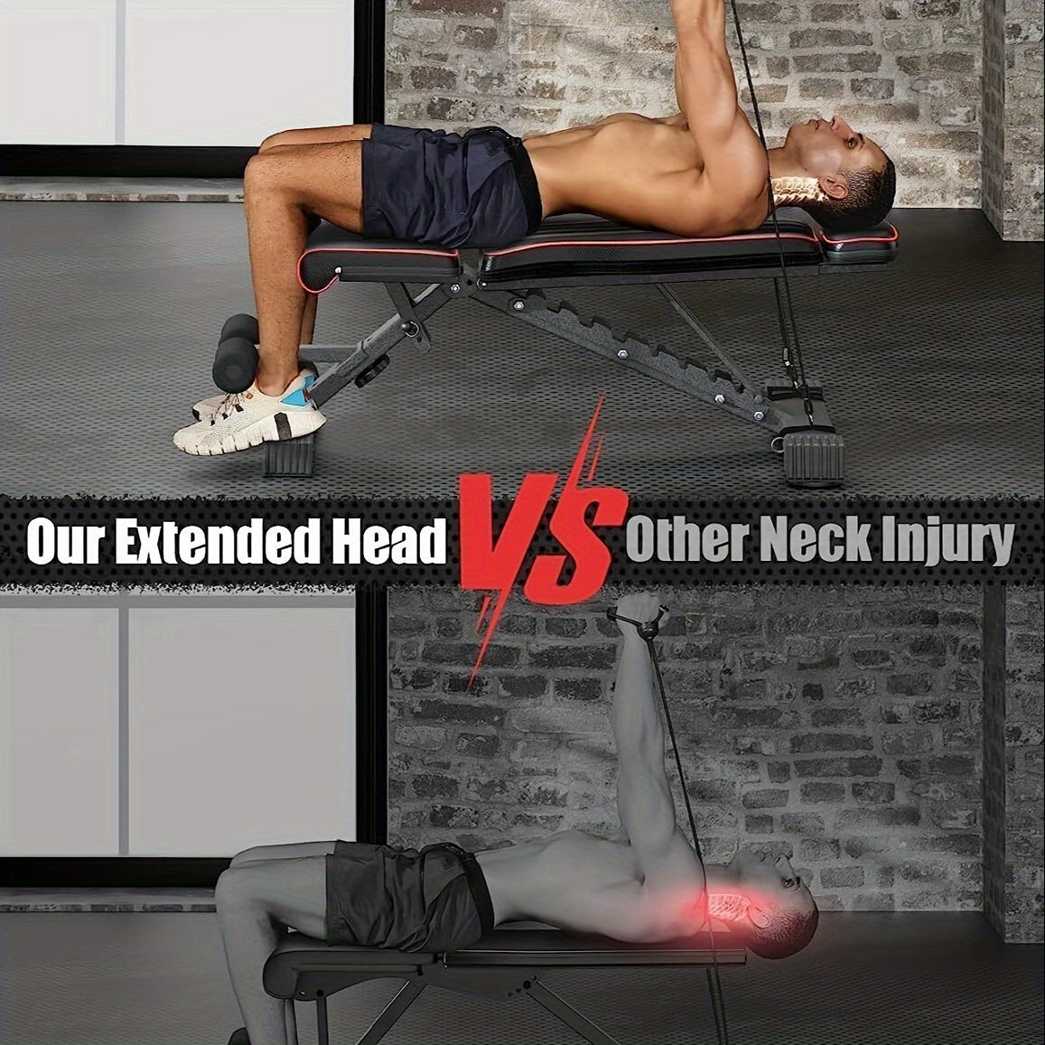 660LBS Heavy-Duty Foldable Dumbbell Bench