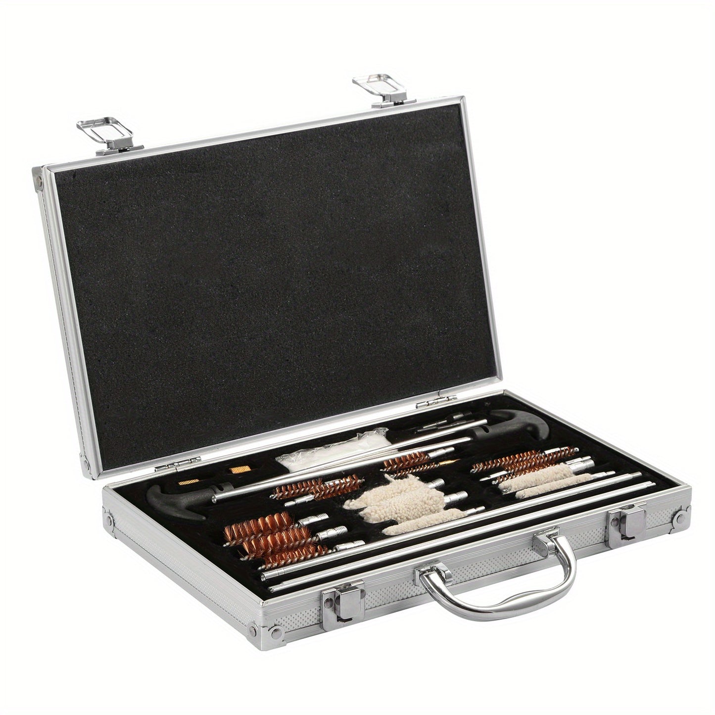 126pcs Universal Pro Gun Cleaning Kit for Pistol Rifle Shotgun Firearm Cleaner w/ Carrying Case