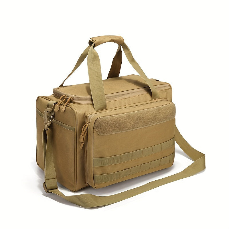 Tactical Gun Range Bag- 30L Capacity Handgun Range Bag, Pistol Bag For Outdoor Hunting Shooting Range- Holds Other Shooting Gear.
