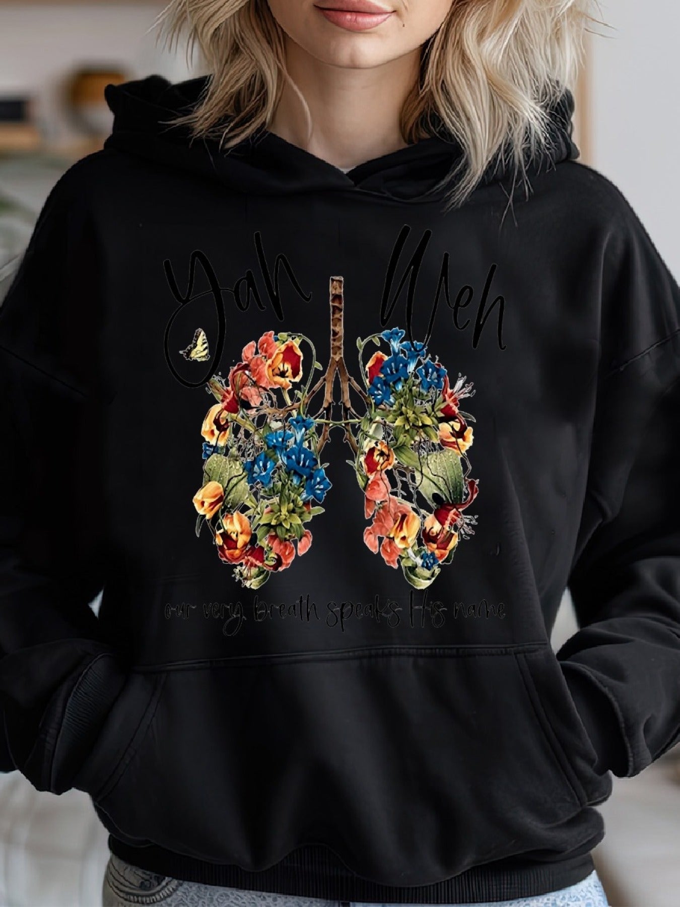 Yahweh Our Very Breath Speaks His Name Floral Lung Flowers .