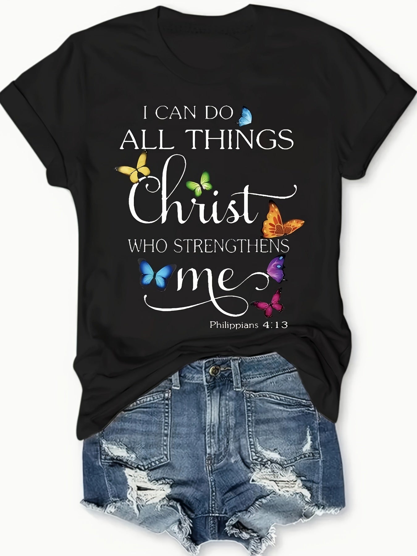 Women's Inspirational Bible Verse T-Shirt