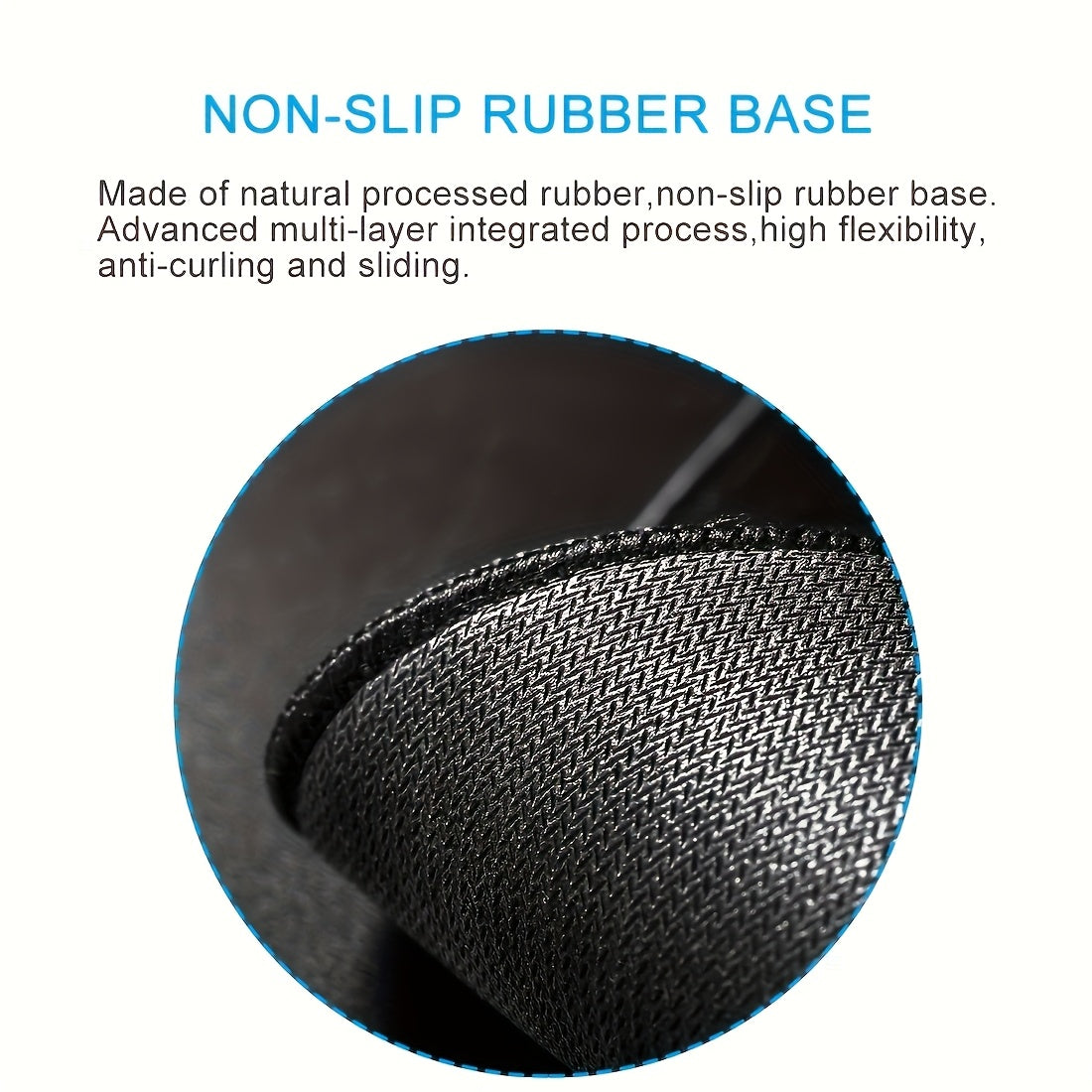 Large Rubber Cleaning Mat With Diagrammed Parts Instructions