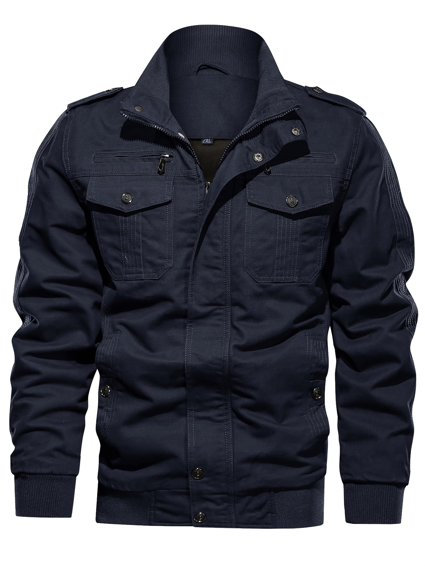 Lightweight Multi-pocket Zip Jacket