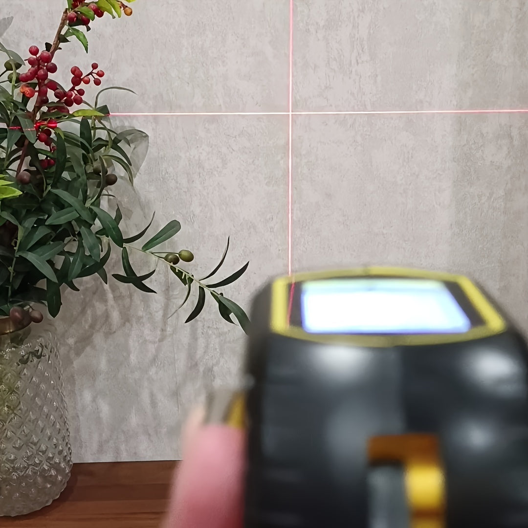 High Precision 3 In 1 Digital Laser Rangefinder - 1pc Steel Tape Measure