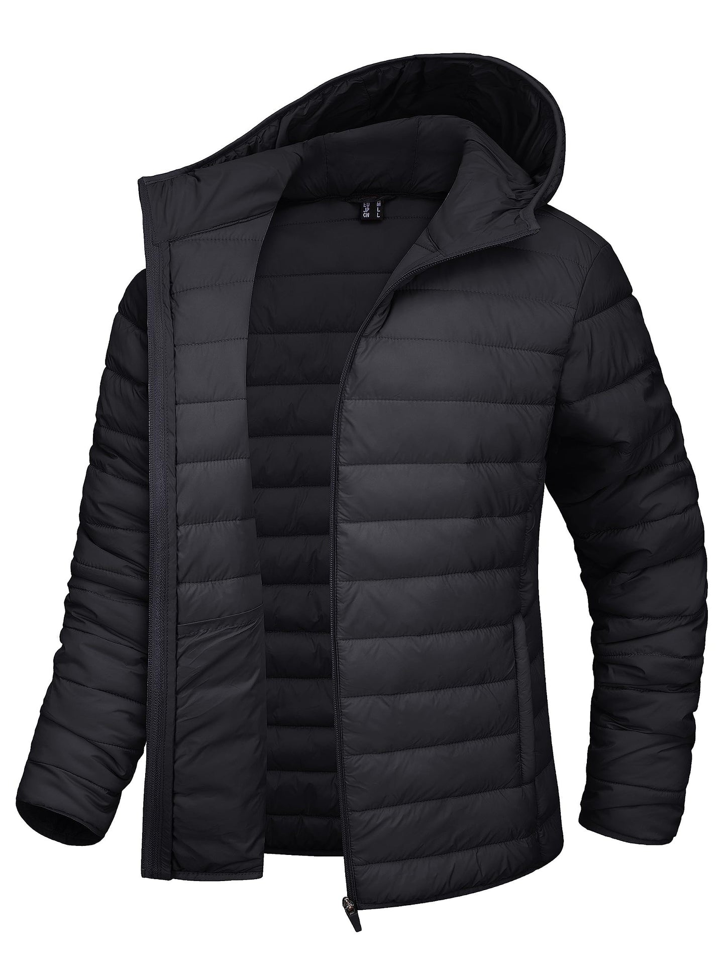 4 Pockets Water Resistant Women's Hooded Puffer Jackets