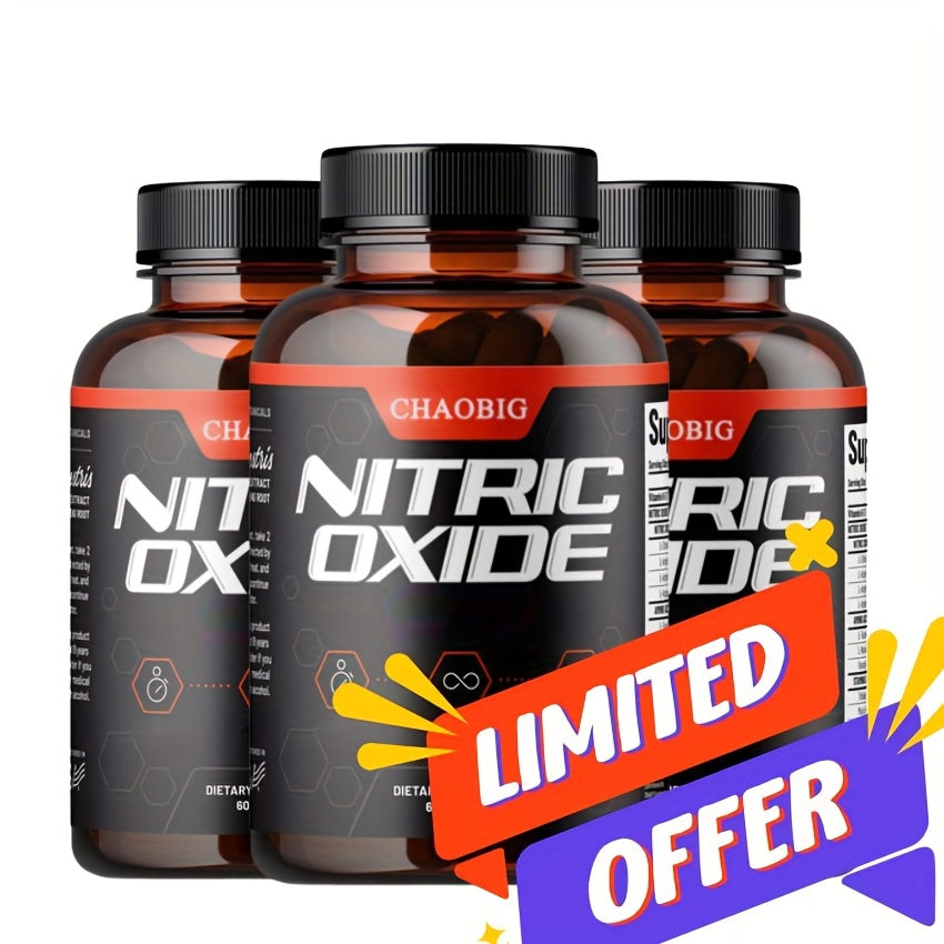 Carbon Monoxide Natural Supplement 180 Capsules 3 Bottles