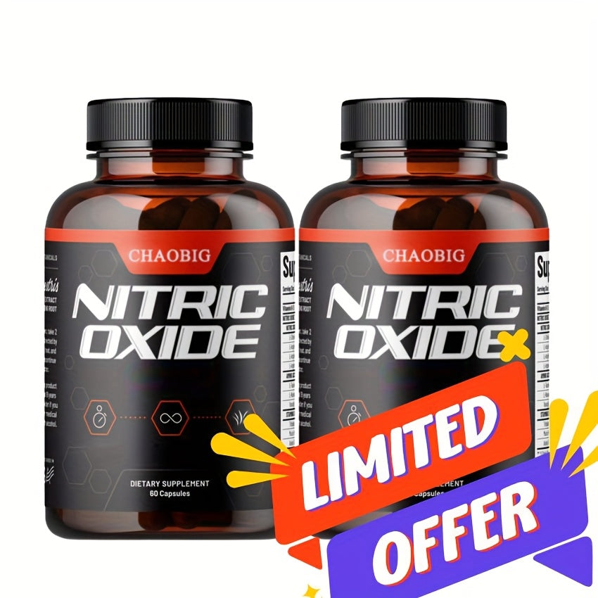 Carbon Monoxide Natural Supplement 180 Capsules 3 Bottles