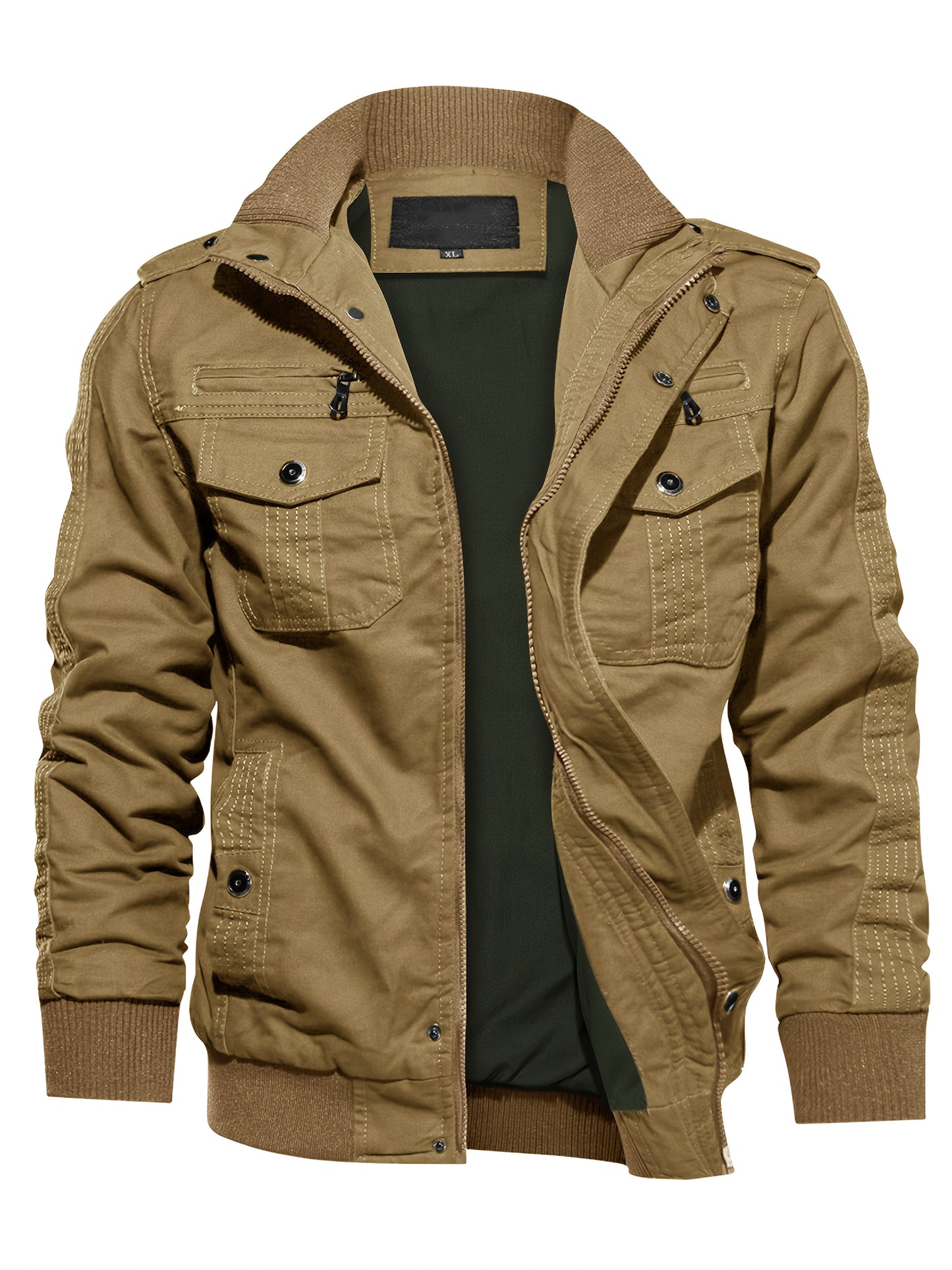 Lightweight Multi-pocket Zip Jacket