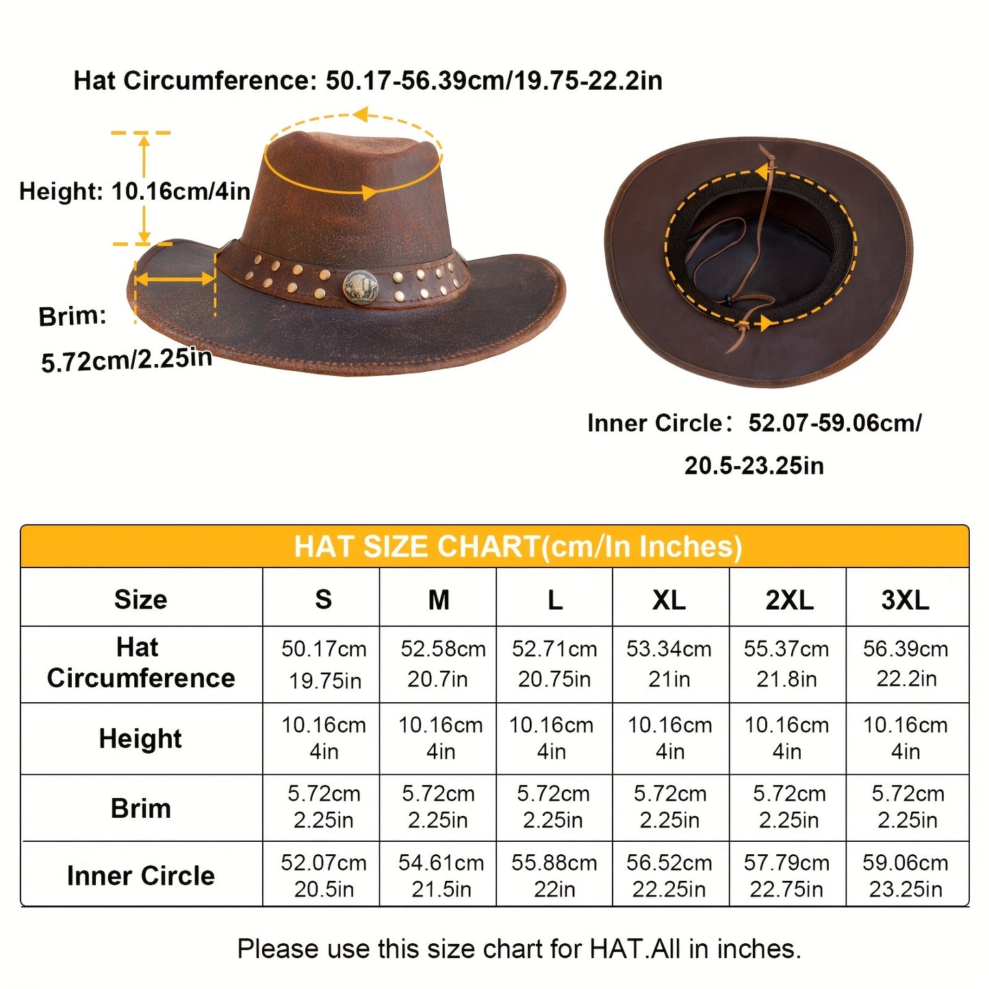Leather Cowboy Western Hat For Men Woman Studded Steampunk Hat Deadman Top Hat