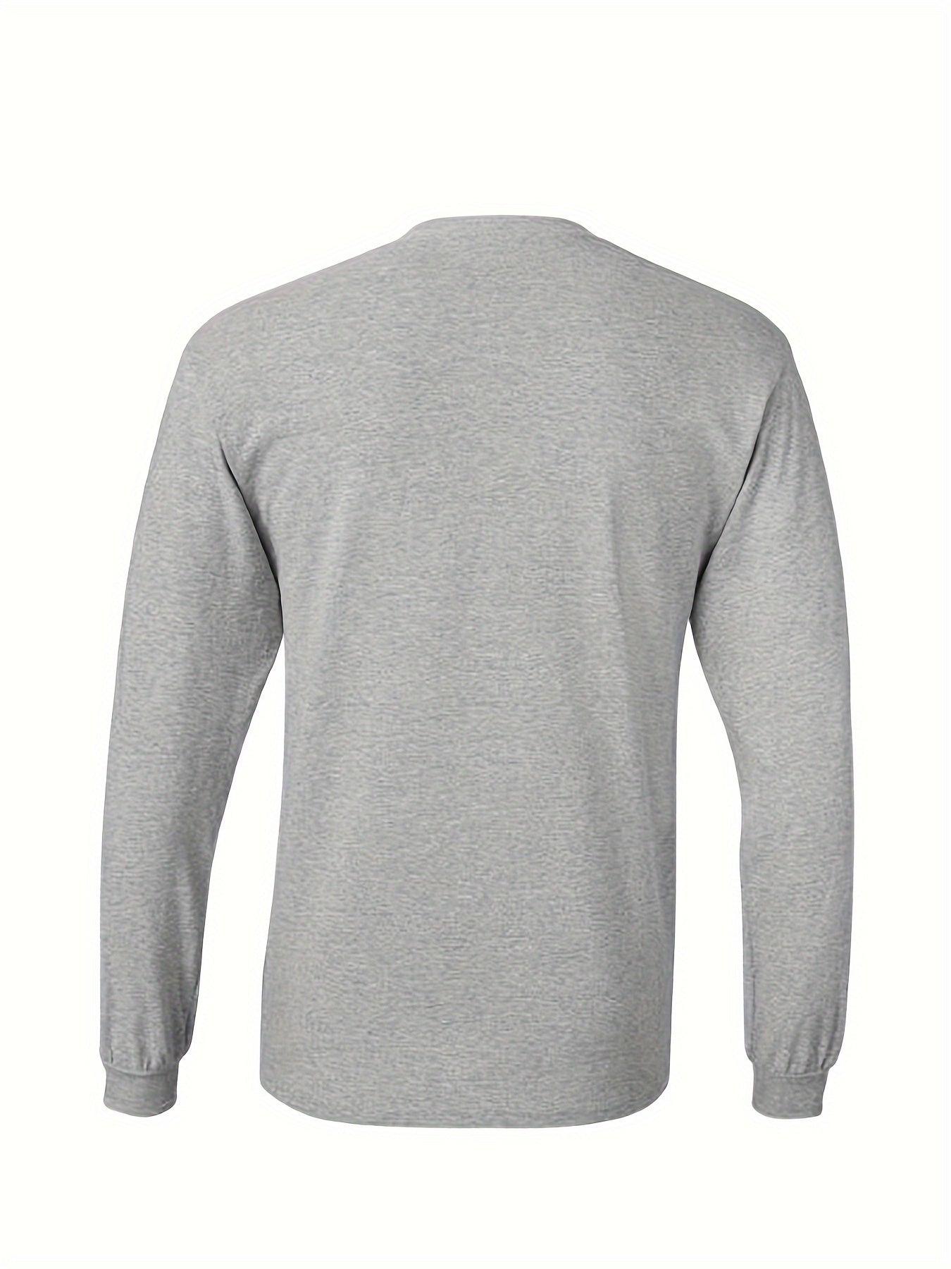 5 Men's Must-have Long Sleeve Cotton T-shirt