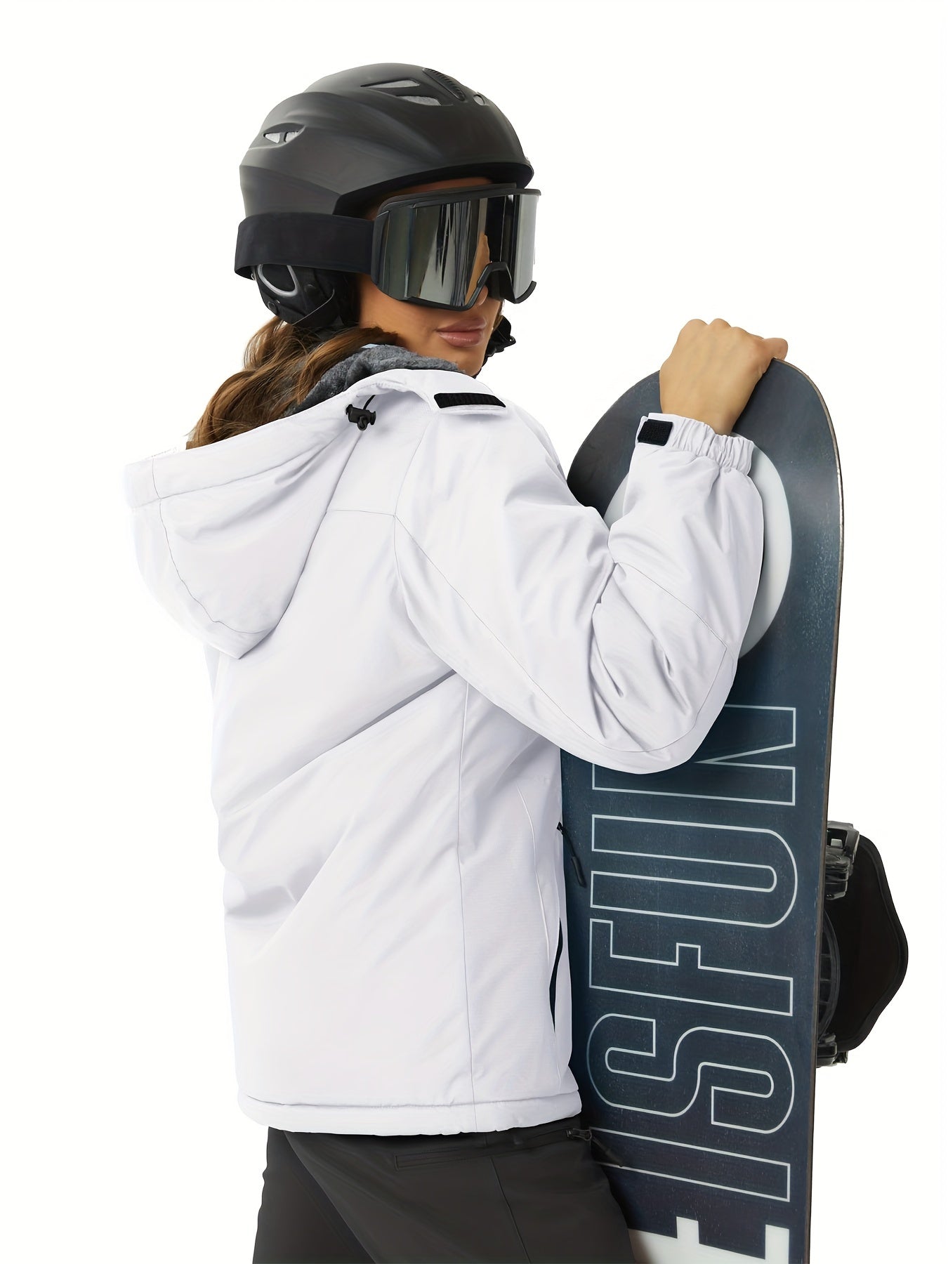 Winter Storm Ski Jacket - Waterproof, Windproof, Cold Resistant, Hooded, Multi-Pocket