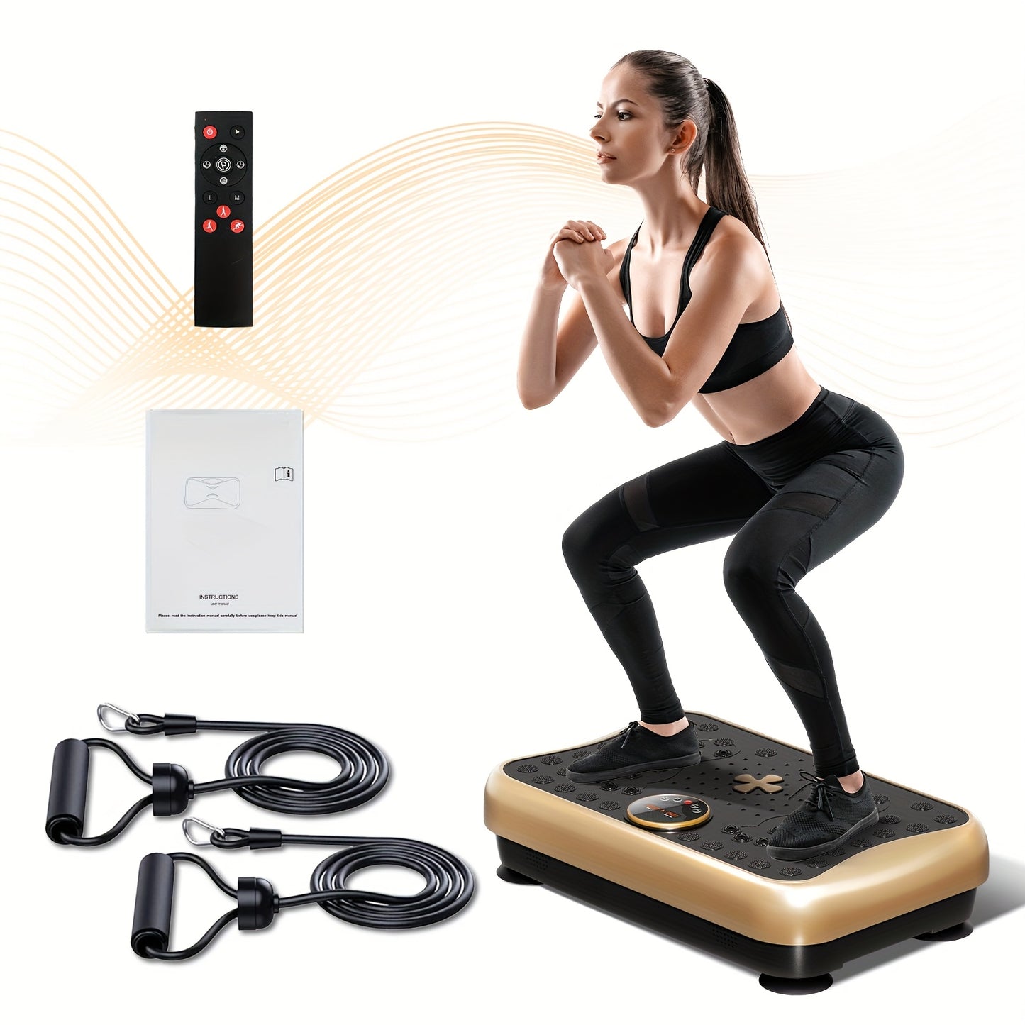 2025 Vibration Plate, 3D Vibration Plate 120 Levels,