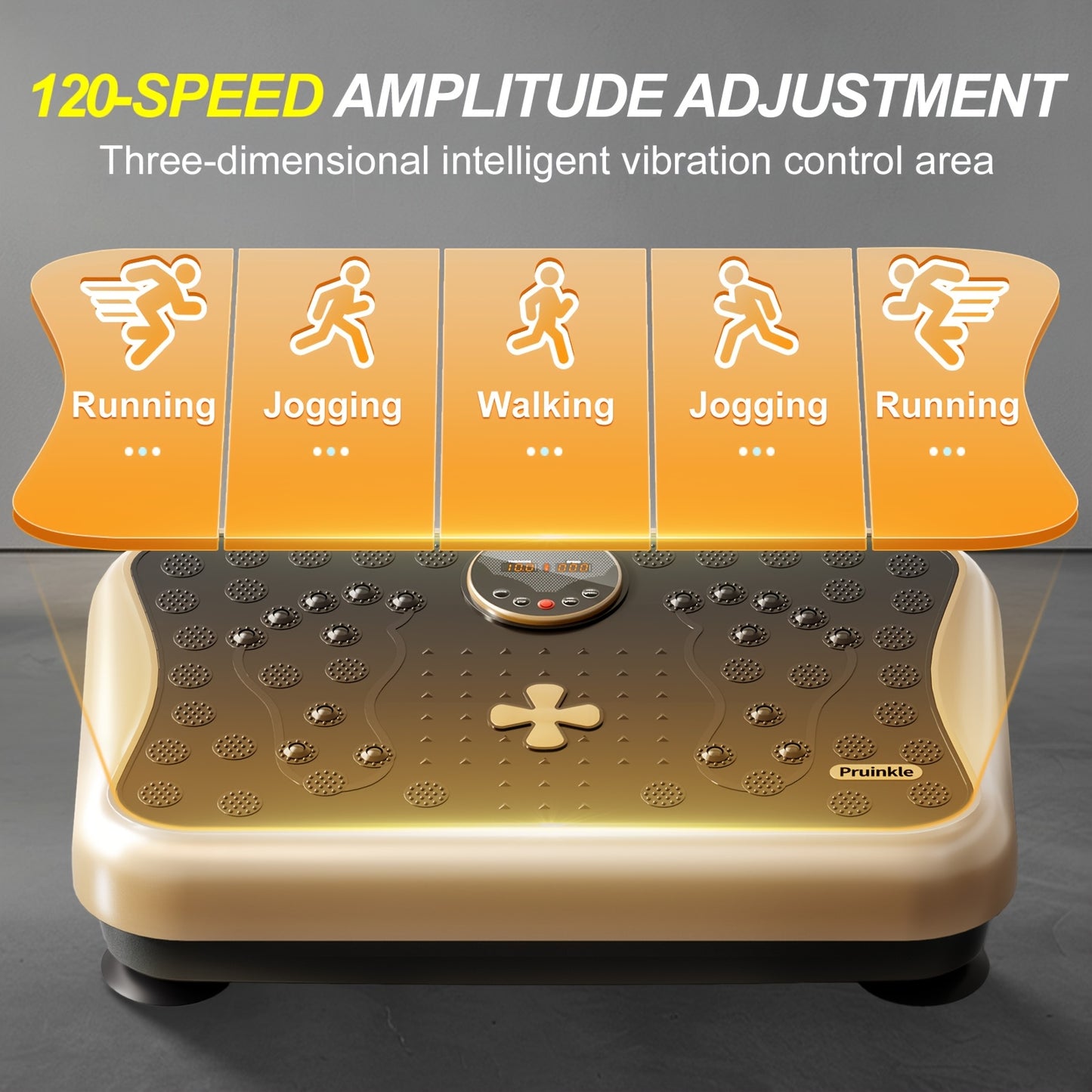 2025 Vibration Plate, 3D Vibration Plate 120 Levels,