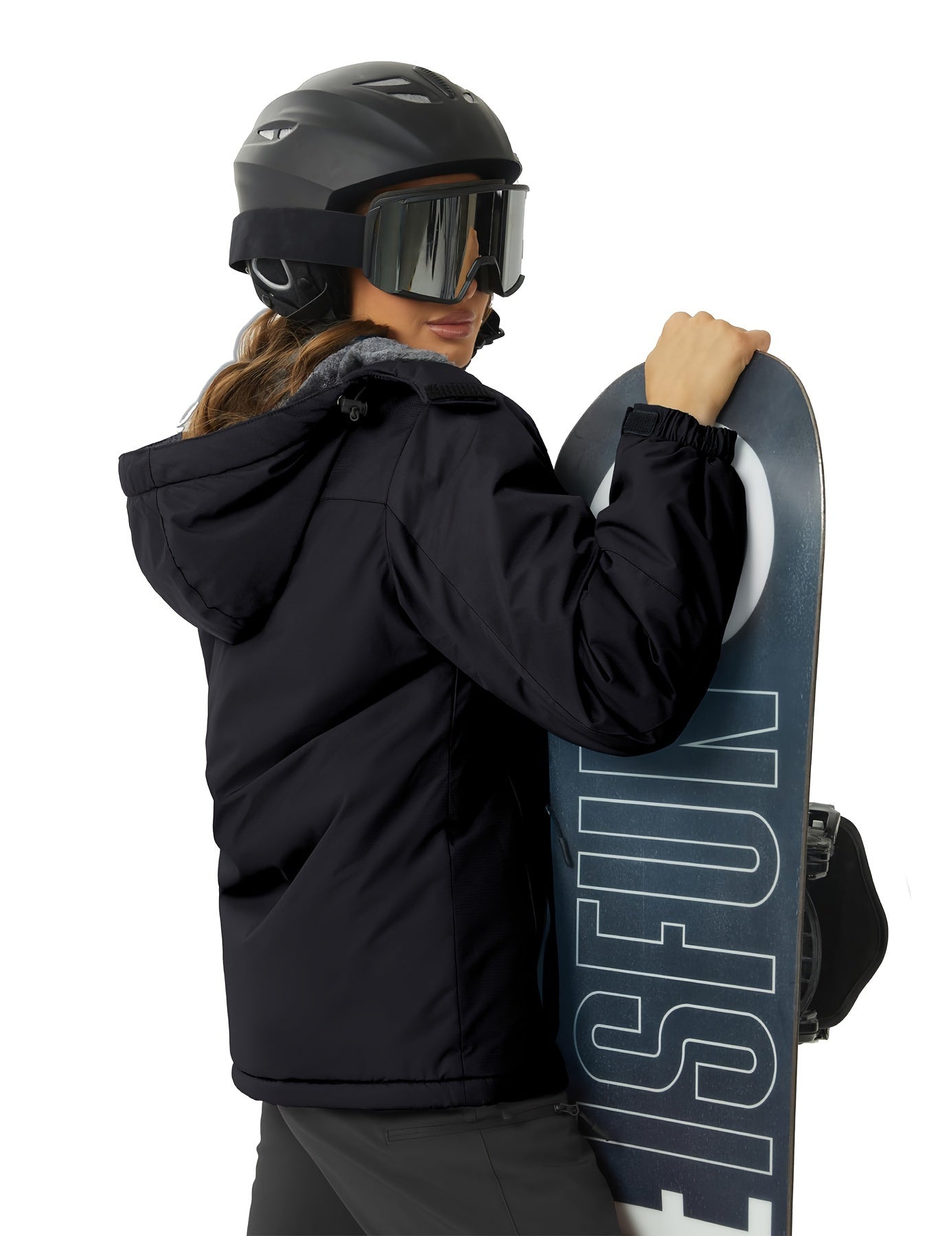 Winter Storm Ski Jacket - Waterproof, Windproof, Cold Resistant, Hooded, Multi-Pocket