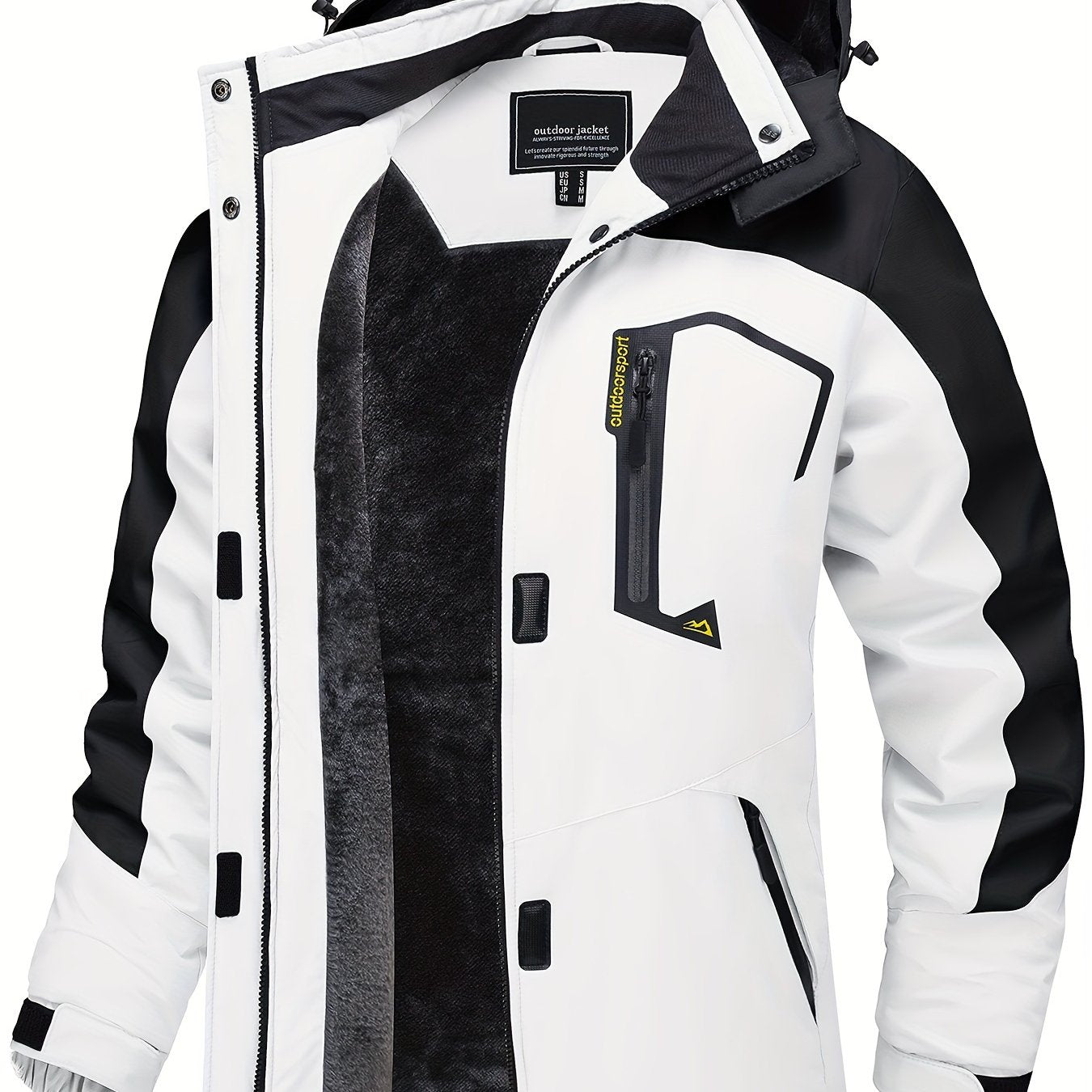 Winter Storm Ski Jacket - Waterproof, Windproof, Cold Resistant, Hooded, Multi-Pocket