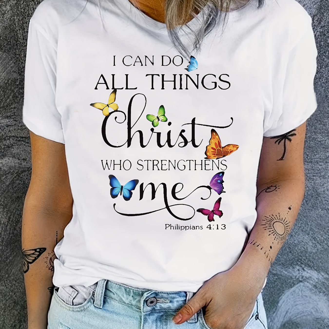 Women's Inspirational Bible Verse T-Shirt