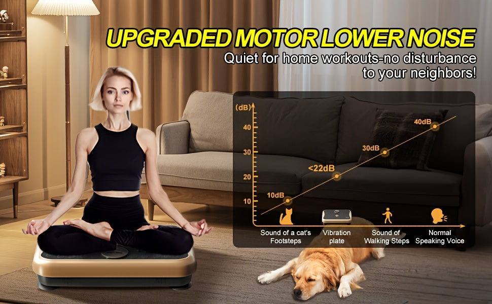 2025 Vibration Plate, 3D Vibration Plate 120 Levels,
