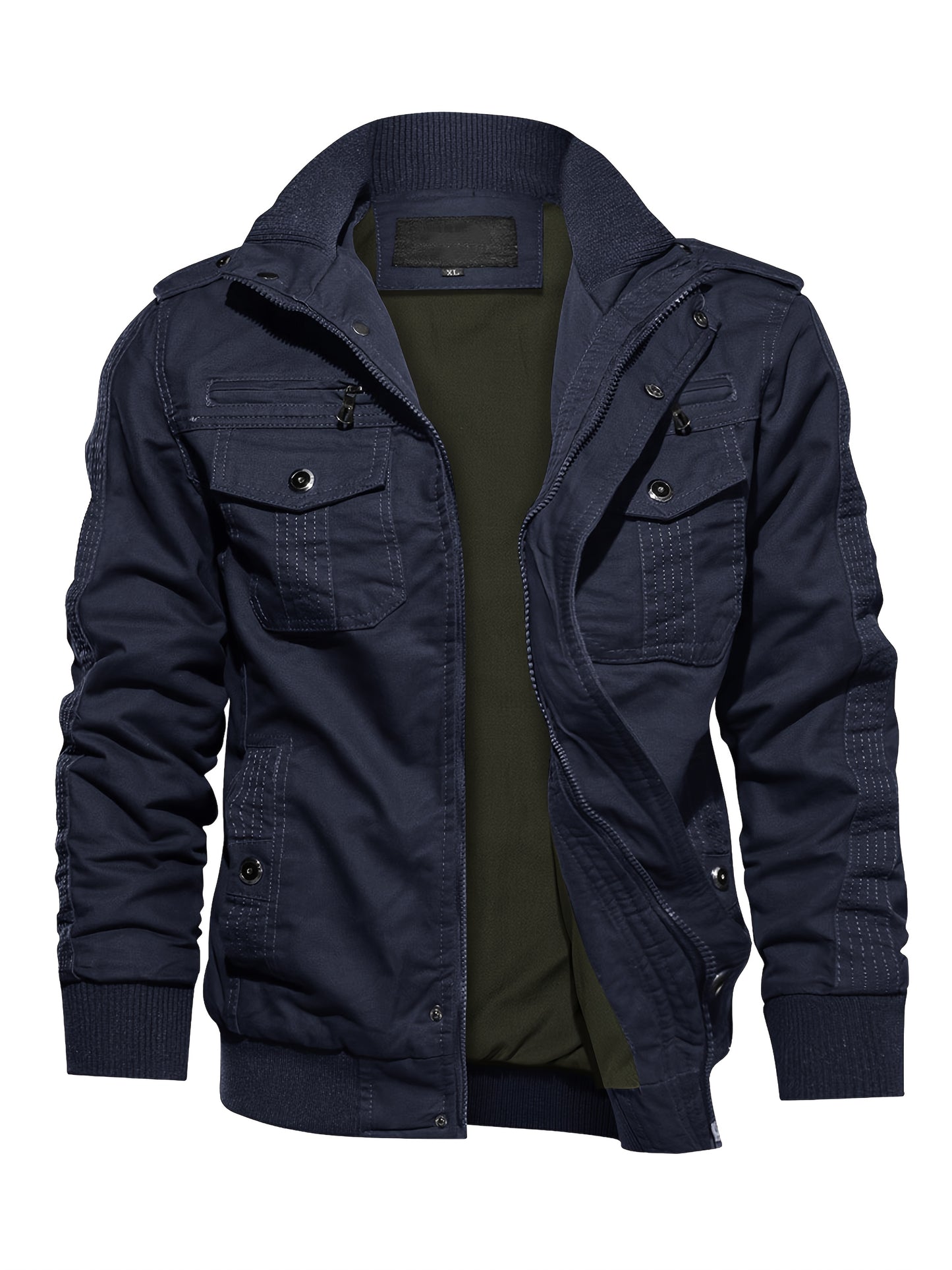Lightweight Multi-pocket Zip Jacket