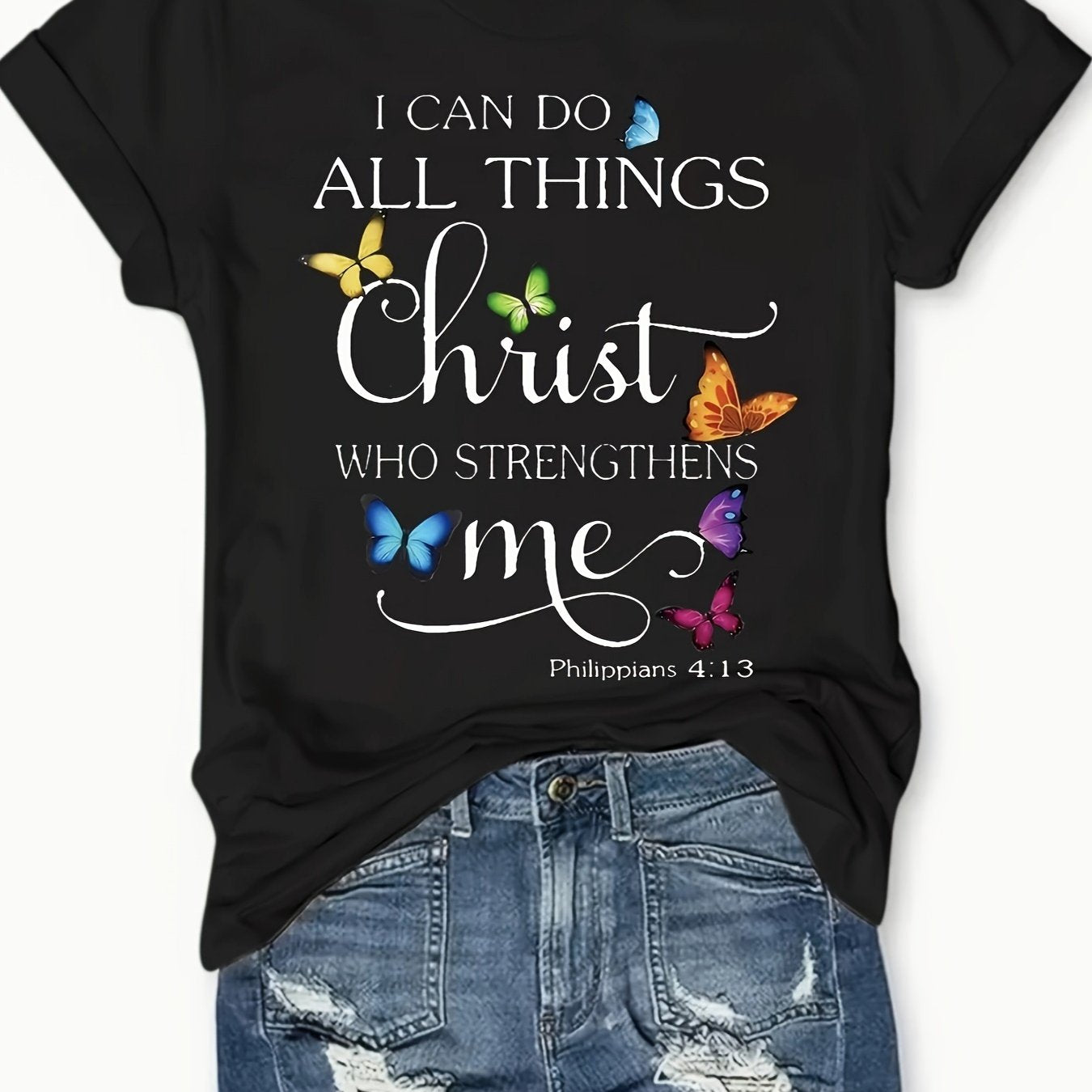 Women's Inspirational Bible Verse T-Shirt
