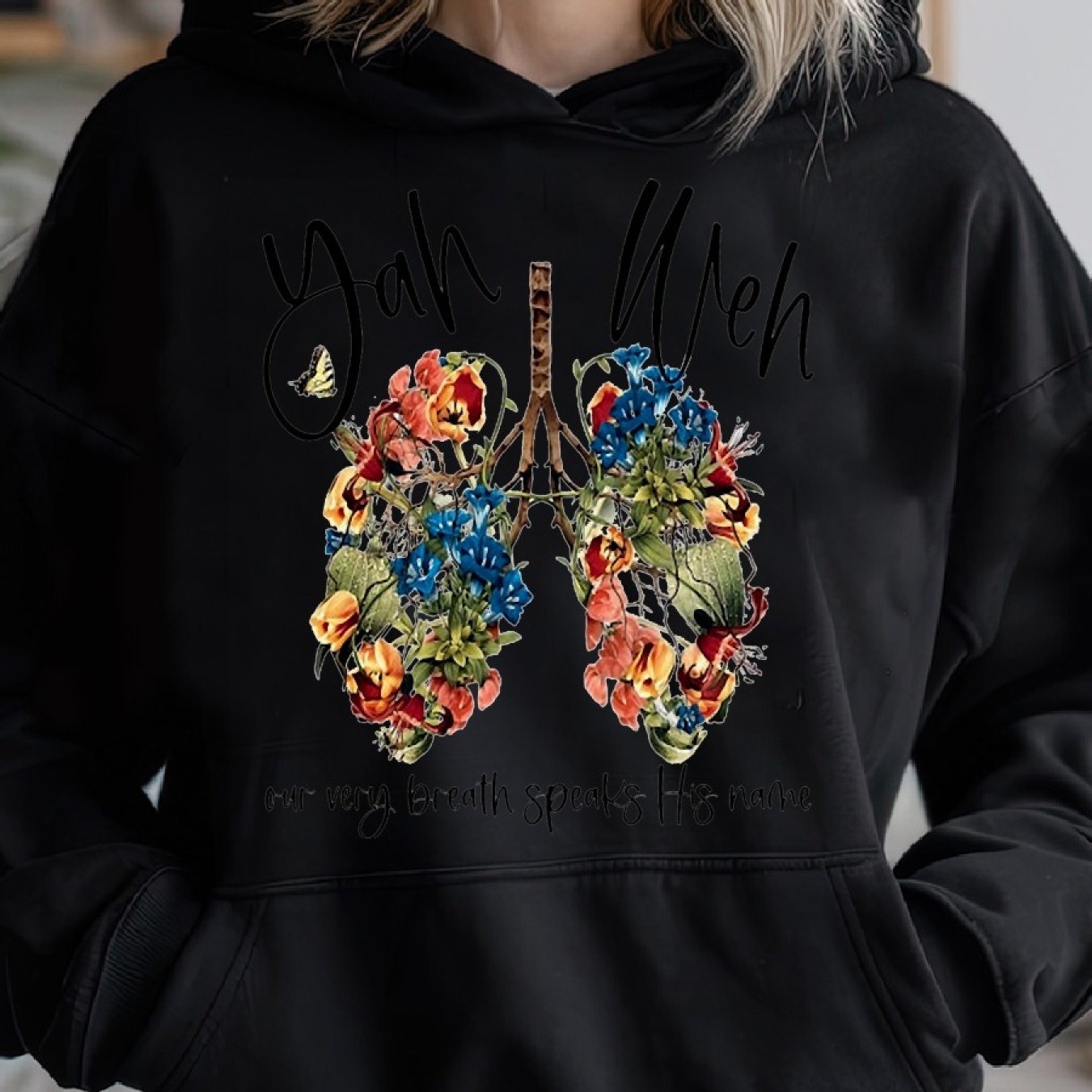 Yahweh Our Very Breath Speaks His Name Floral Lung Flowers .