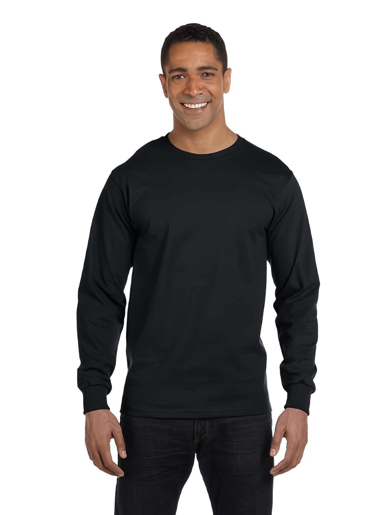 5 Men's Must-have Long Sleeve Cotton T-shirt