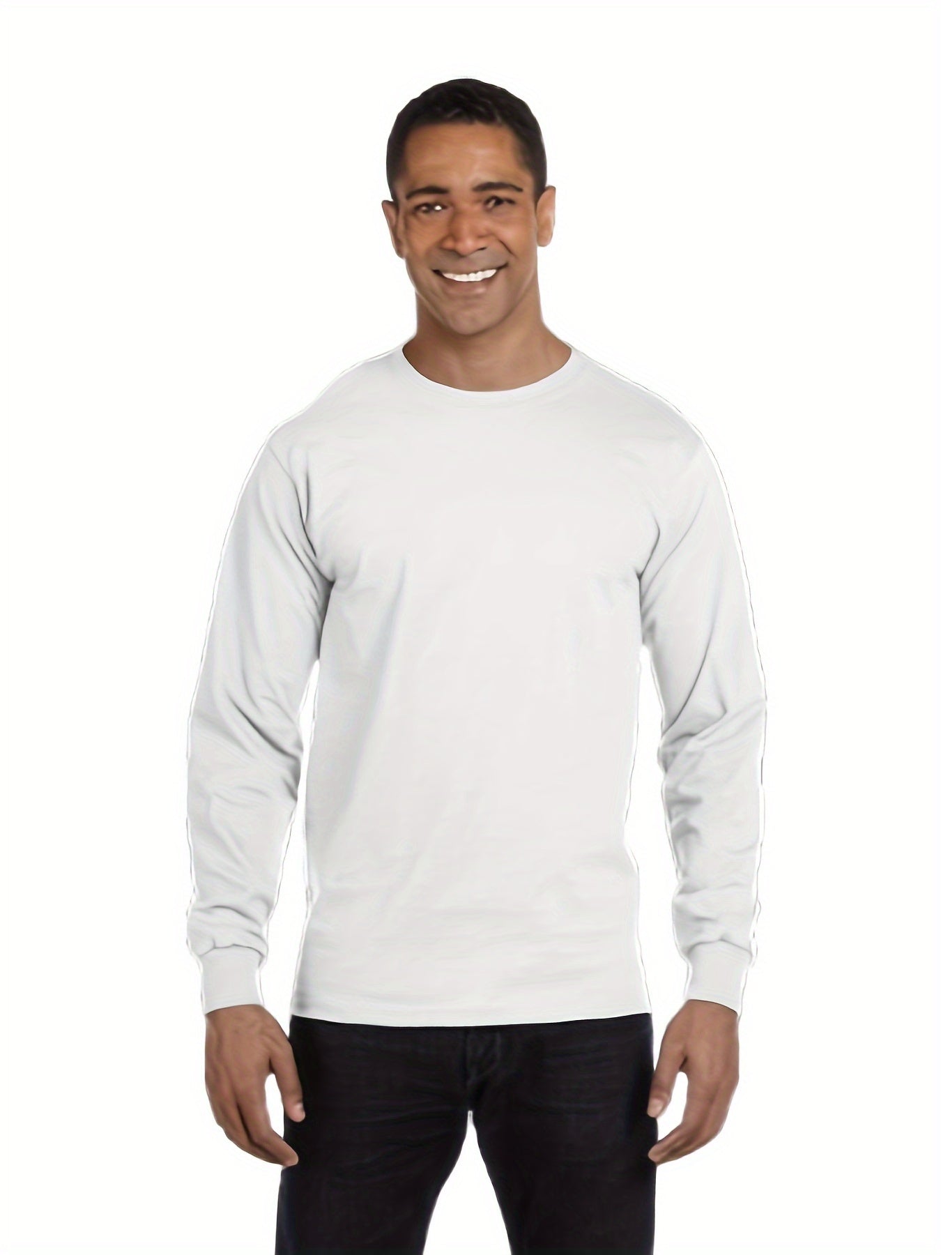 5 Men's Must-have Long Sleeve Cotton T-shirt