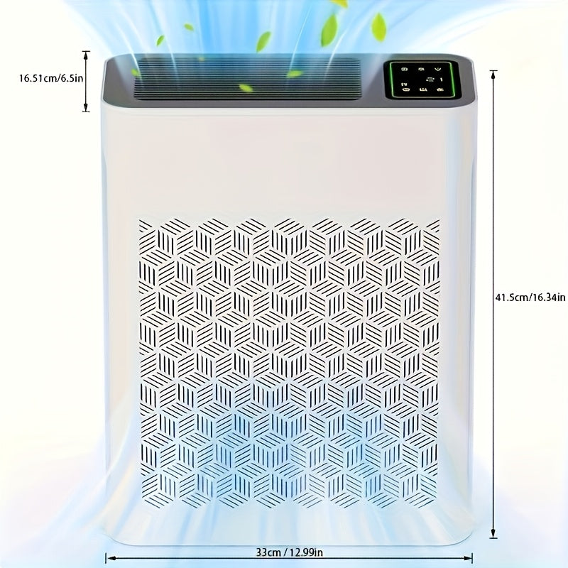 Household Large Room Air Purifier Covers Up To 1295 Square Feet, With PM 2.5 Display Air Quality Sensor, Automatic Mode, Timer, HEPA Air Purifier .
