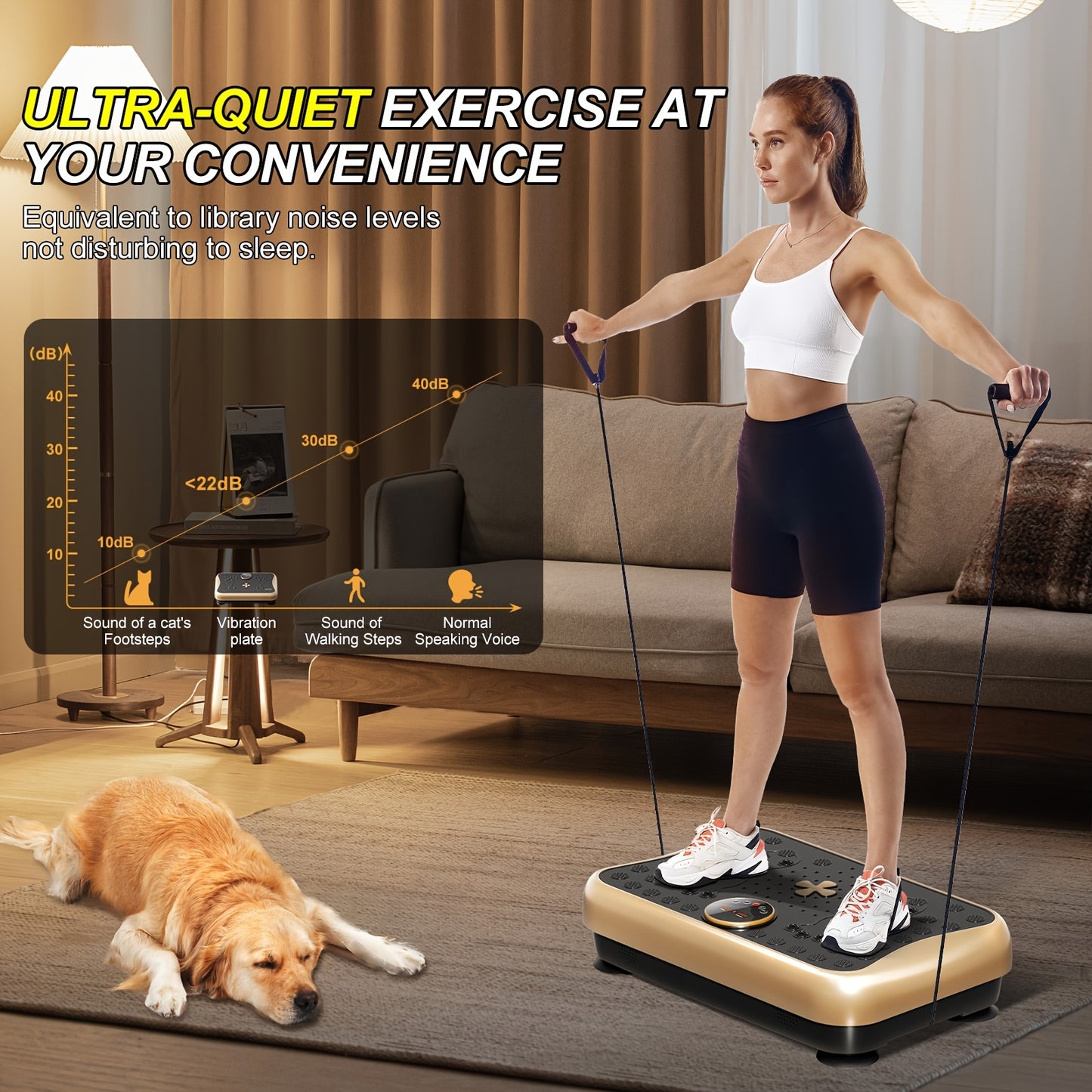 2025 Vibration Plate, 3D Vibration Plate 120 Levels,
