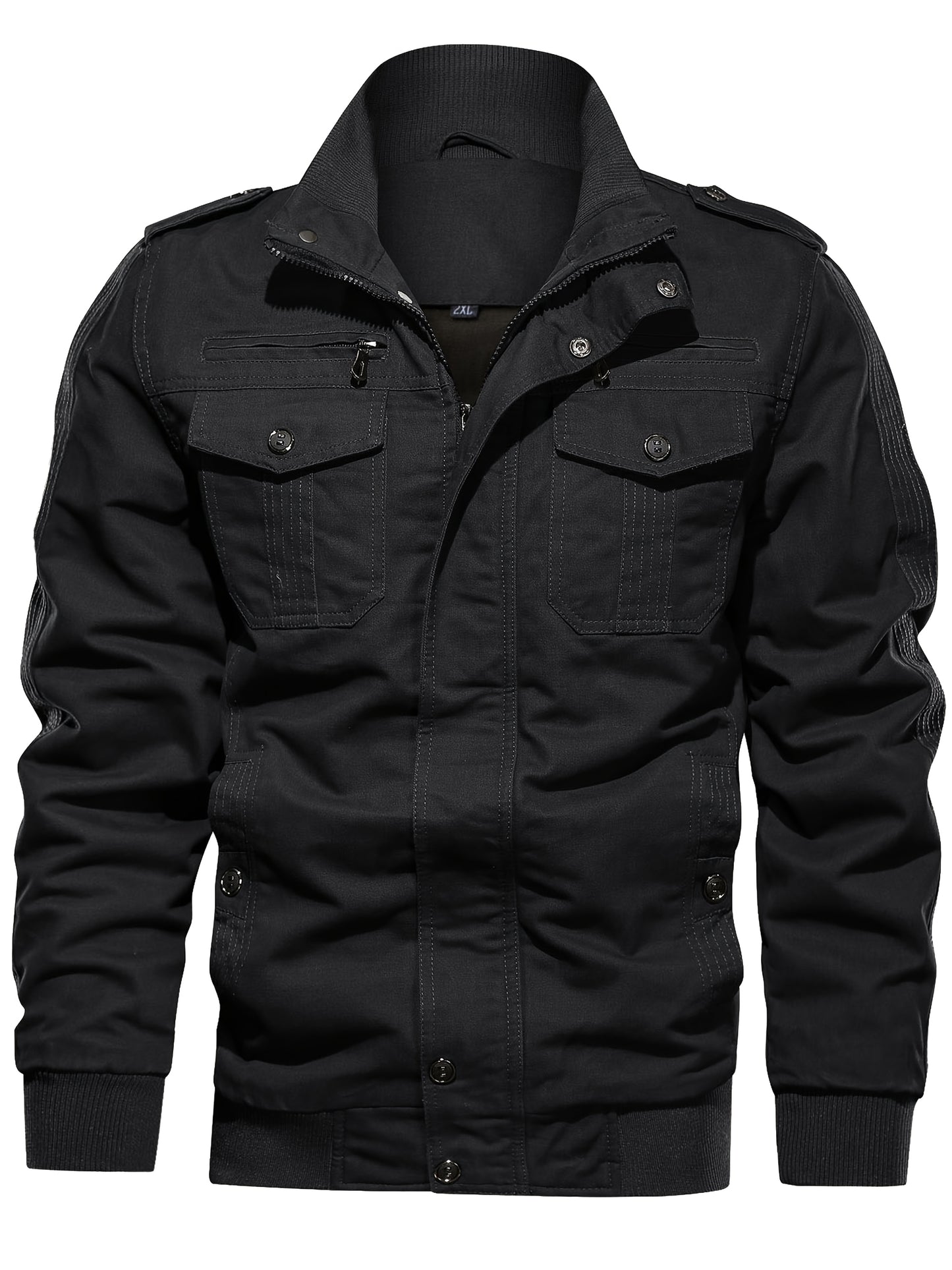 Lightweight Multi-pocket Zip Jacket