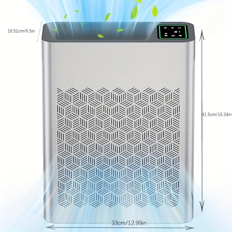 Household Large Room Air Purifier Covers Up To 1295 Square Feet, With PM 2.5 Display Air Quality Sensor, Automatic Mode, Timer, HEPA Air Purifier .