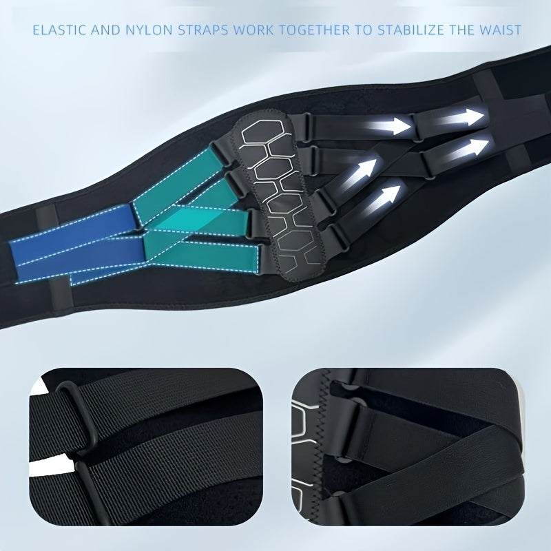 Back Brace Lumbar Support For Back Pain Relief, With Pulley System