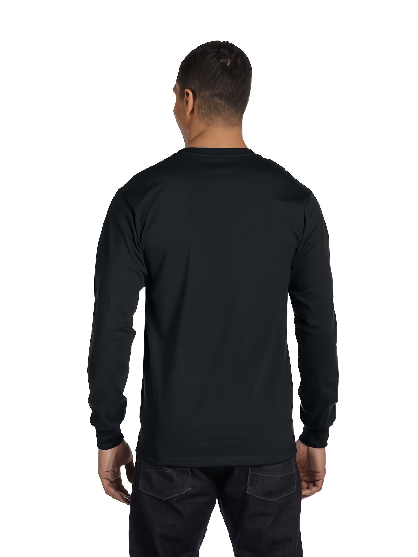 5 Men's Must-have Long Sleeve Cotton T-shirt