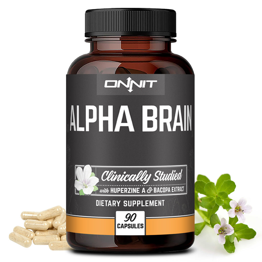 Brain Supplement for Men & Women Capsules with L-Theanine, Vitamin B6 90 Capsules