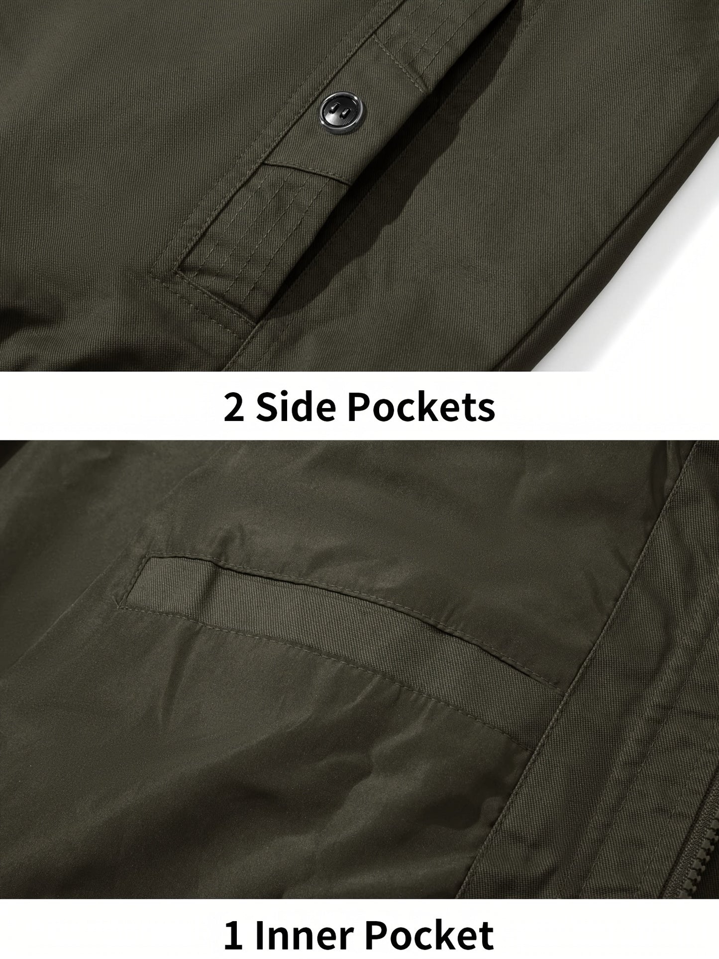 Lightweight Multi-pocket Zip Jacket