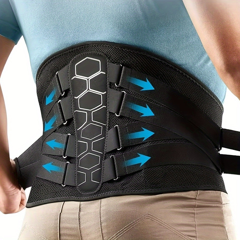 Back Brace Lumbar Support For Back Pain Relief, With Pulley System