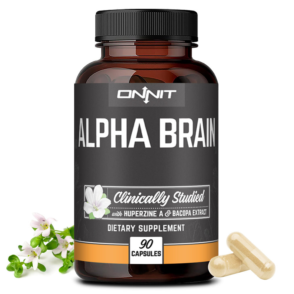 Brain Supplement for Men & Women Capsules with L-Theanine, Vitamin B6 90 Capsules