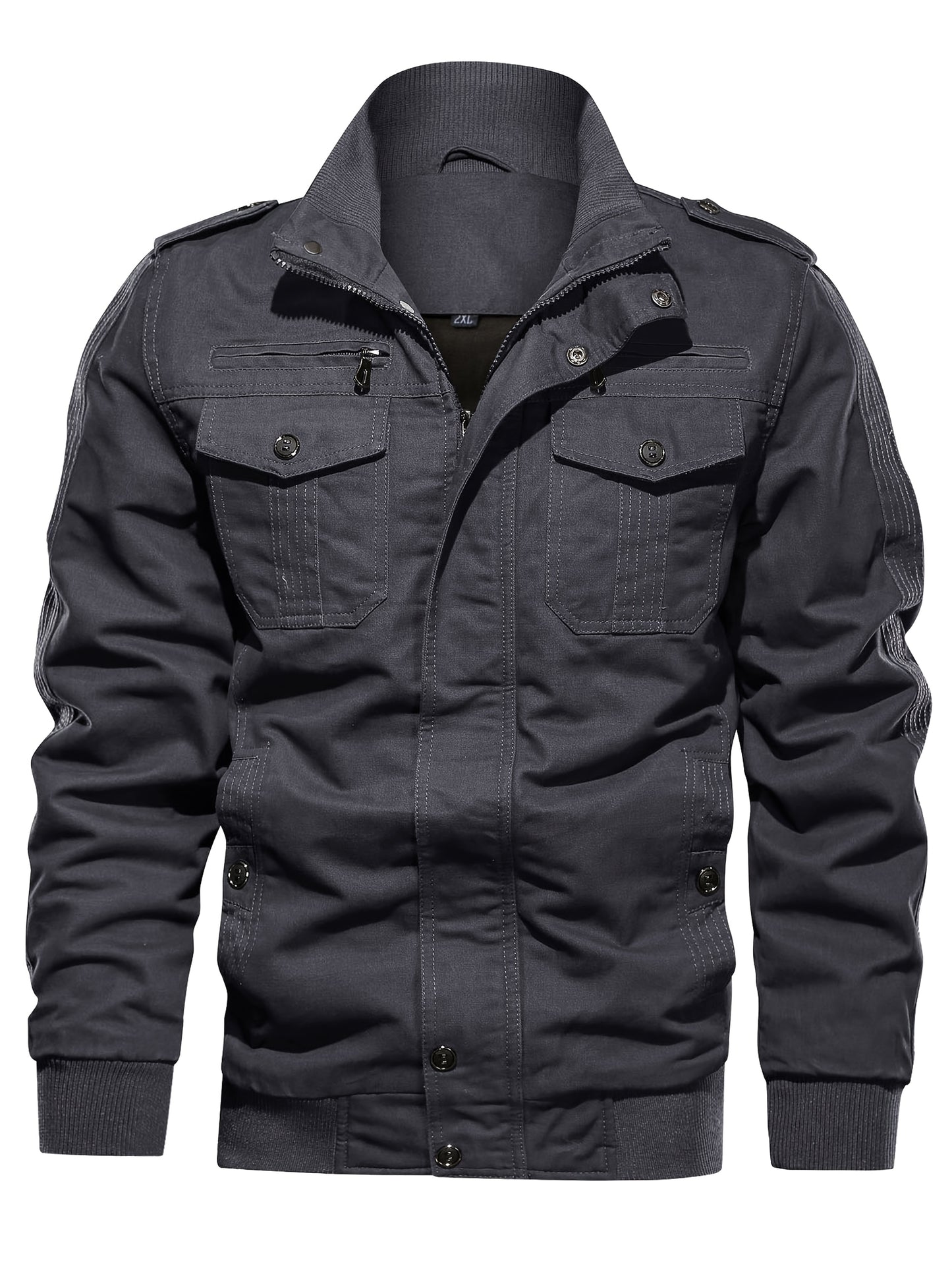 Lightweight Multi-pocket Zip Jacket