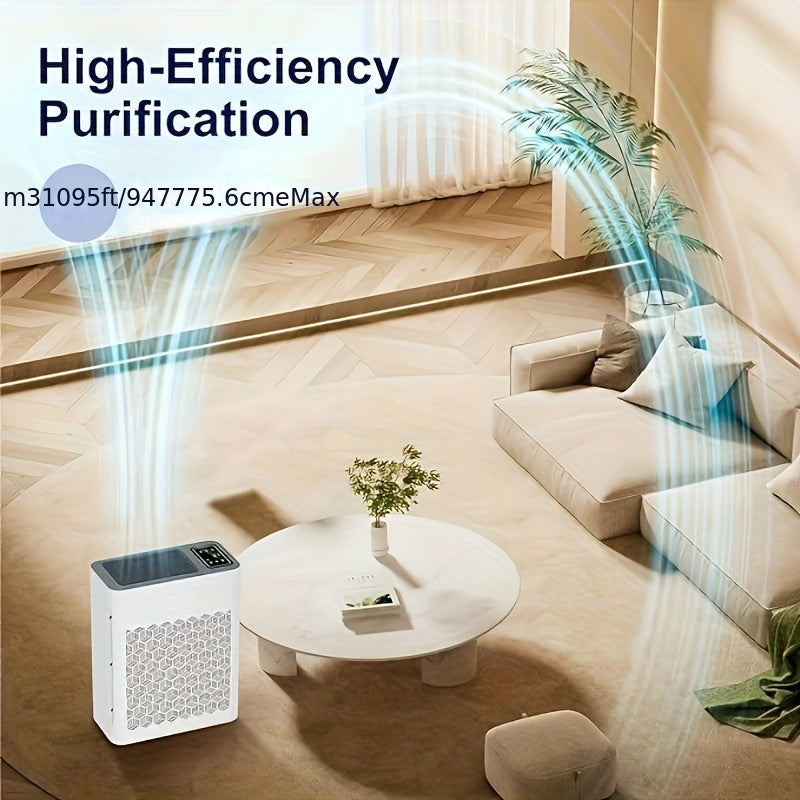 Household Large Room Air Purifier Covers Up To 1295 Square Feet, With PM 2.5 Display Air Quality Sensor, Automatic Mode, Timer, HEPA Air Purifier .