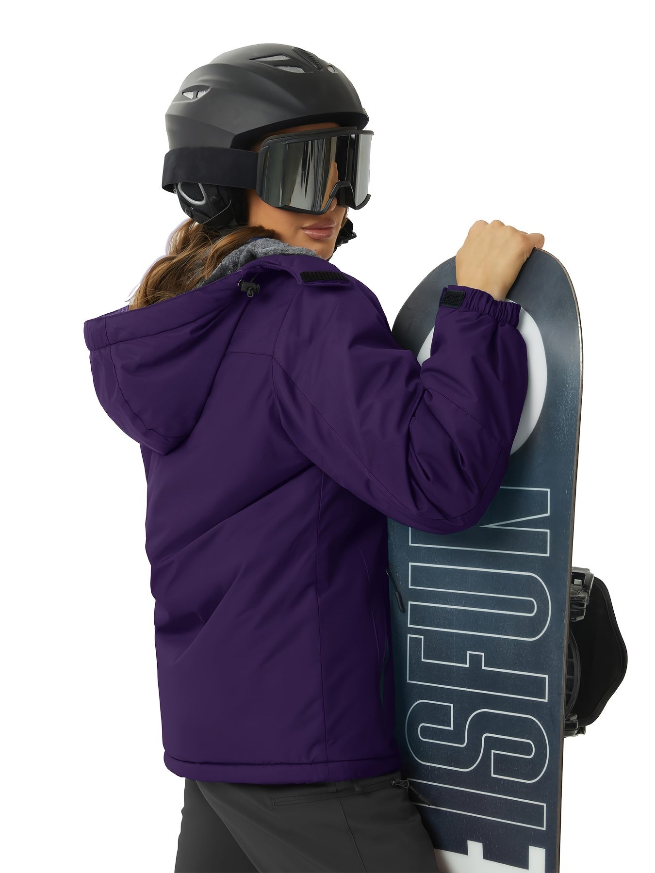 Winter Storm Ski Jacket - Waterproof, Windproof, Cold Resistant, Hooded, Multi-Pocket