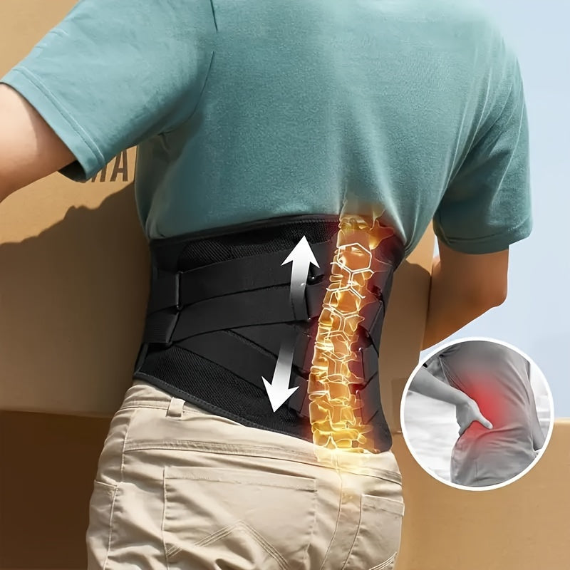 Back Brace Lumbar Support For Back Pain Relief, With Pulley System