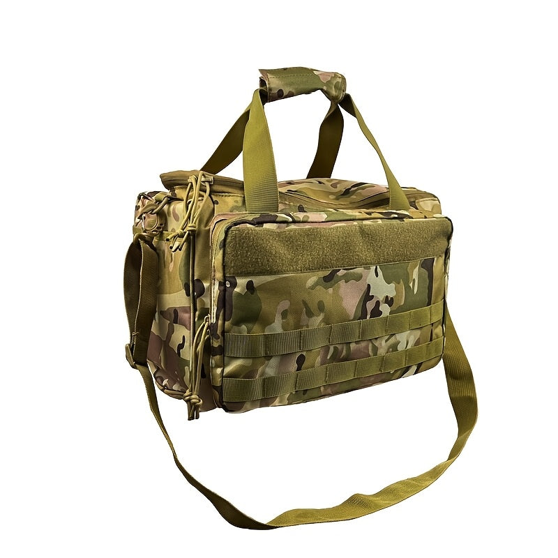 Tactical Gun Range Bag- 30L Capacity Handgun Range Bag, Pistol Bag For Outdoor Hunting Shooting Range- Holds Other Shooting Gear.