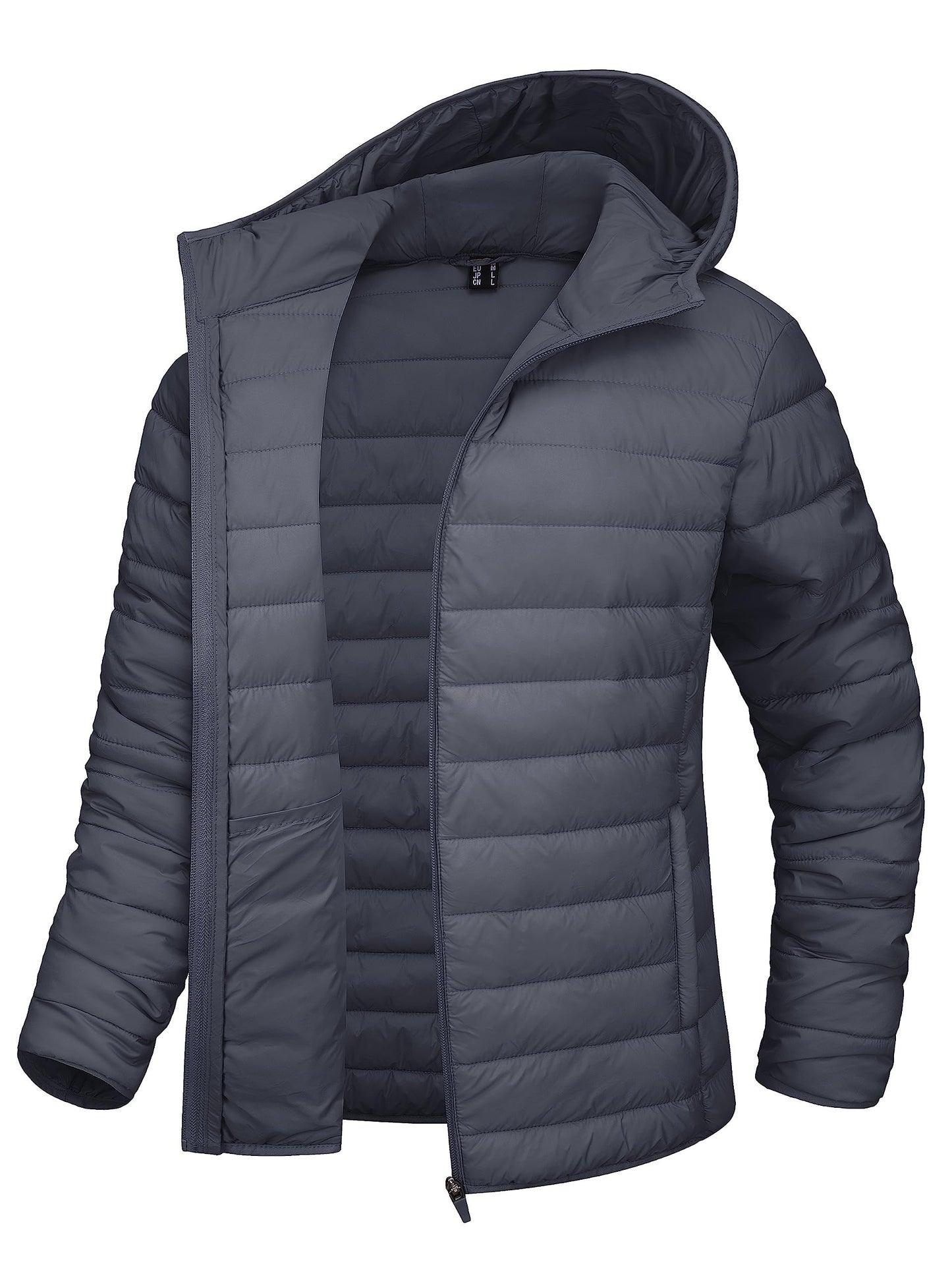 4 Pockets Water Resistant Women's Hooded Puffer Jackets