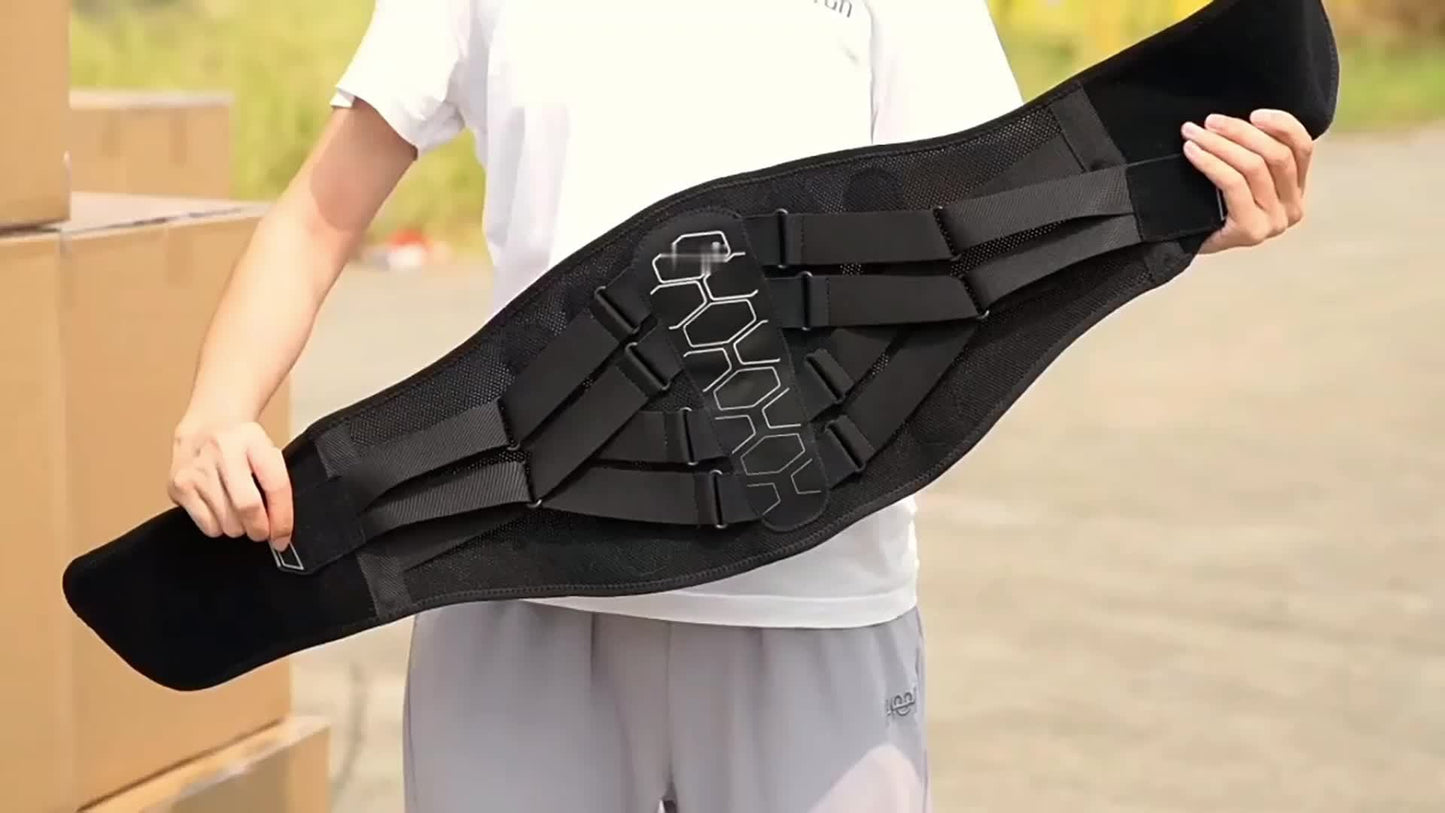 Back Brace Lumbar Support For Back Pain Relief, With Pulley System